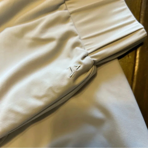 ADAY Cooler Days Culottes Cloud XS Cool Gray Wide Leg Cropped Slit Resort - Picture 15 of 16